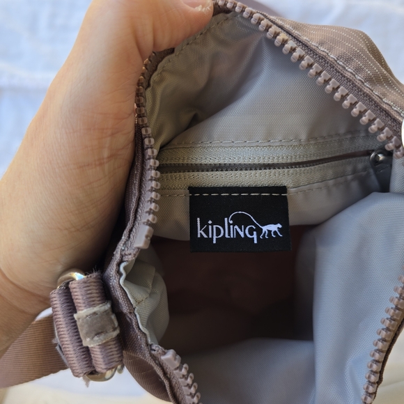 Kipling Women's Girl's Mink Glam Shimmer Maria Crossbody Bag - Picture 5 of 8